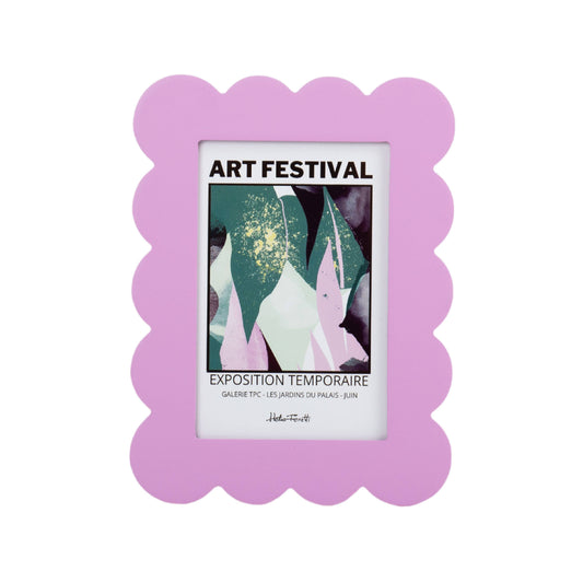 Helio Ferretti Petal Photo Frame - Violet: Fushcia Pink