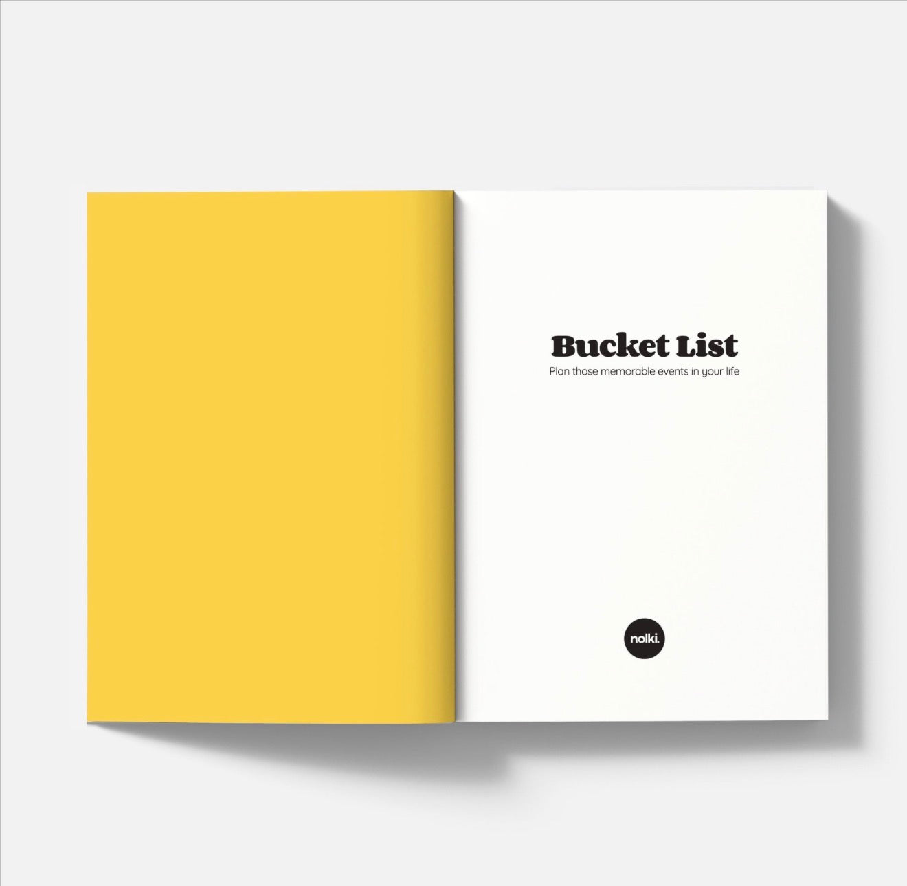 Bucket List Journal - Nolki