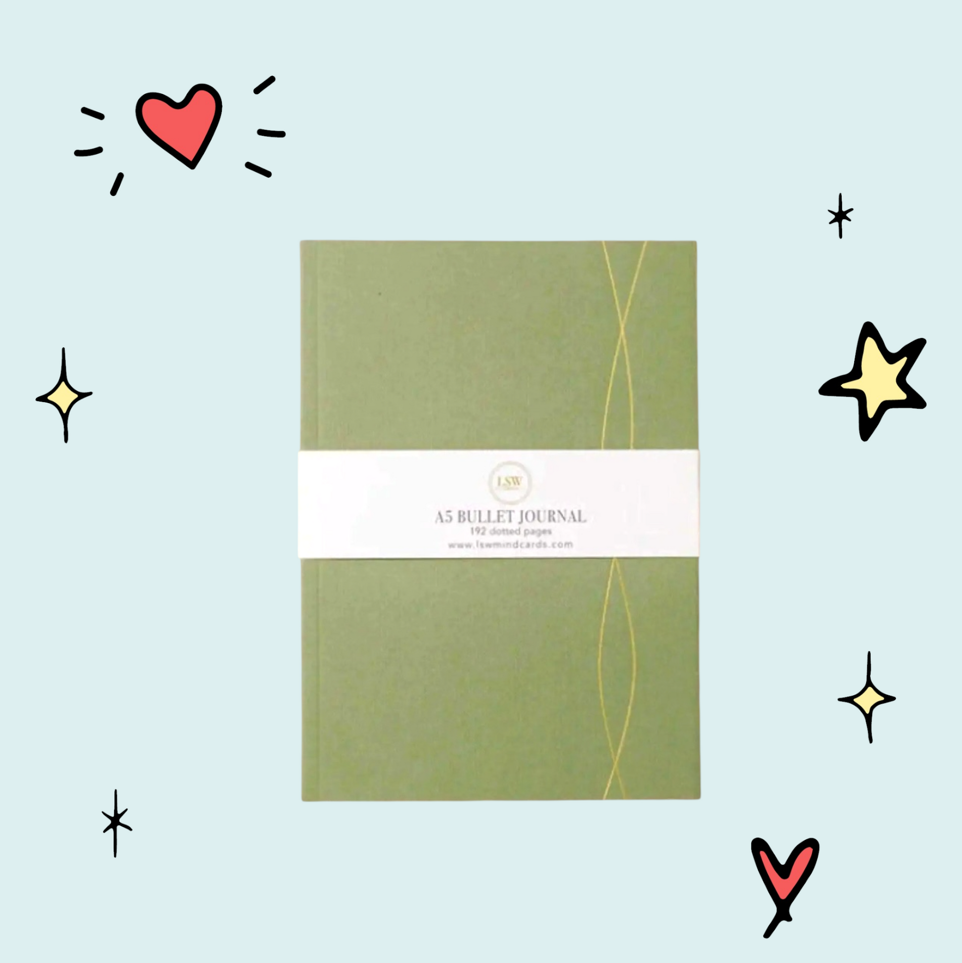 Bullet Journal Green Soft Cover