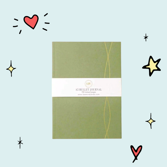 Bullet Journal Green Soft Cover