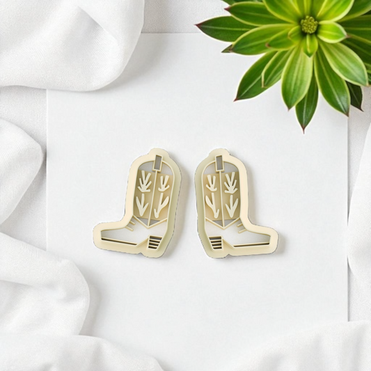 Cowboy Boots Clay Cutter Duo