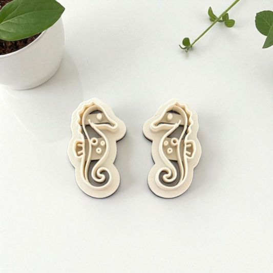 Seahorse Clay Cutter Duo