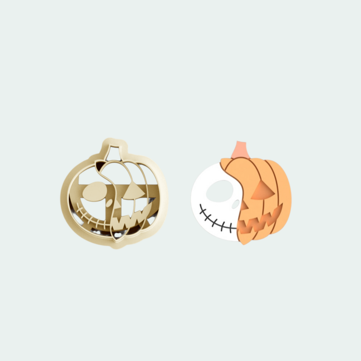 Pumpkin Jack Cutter 25mm for detailed Halloween clay crafting with sharp edge and durable PLA material
