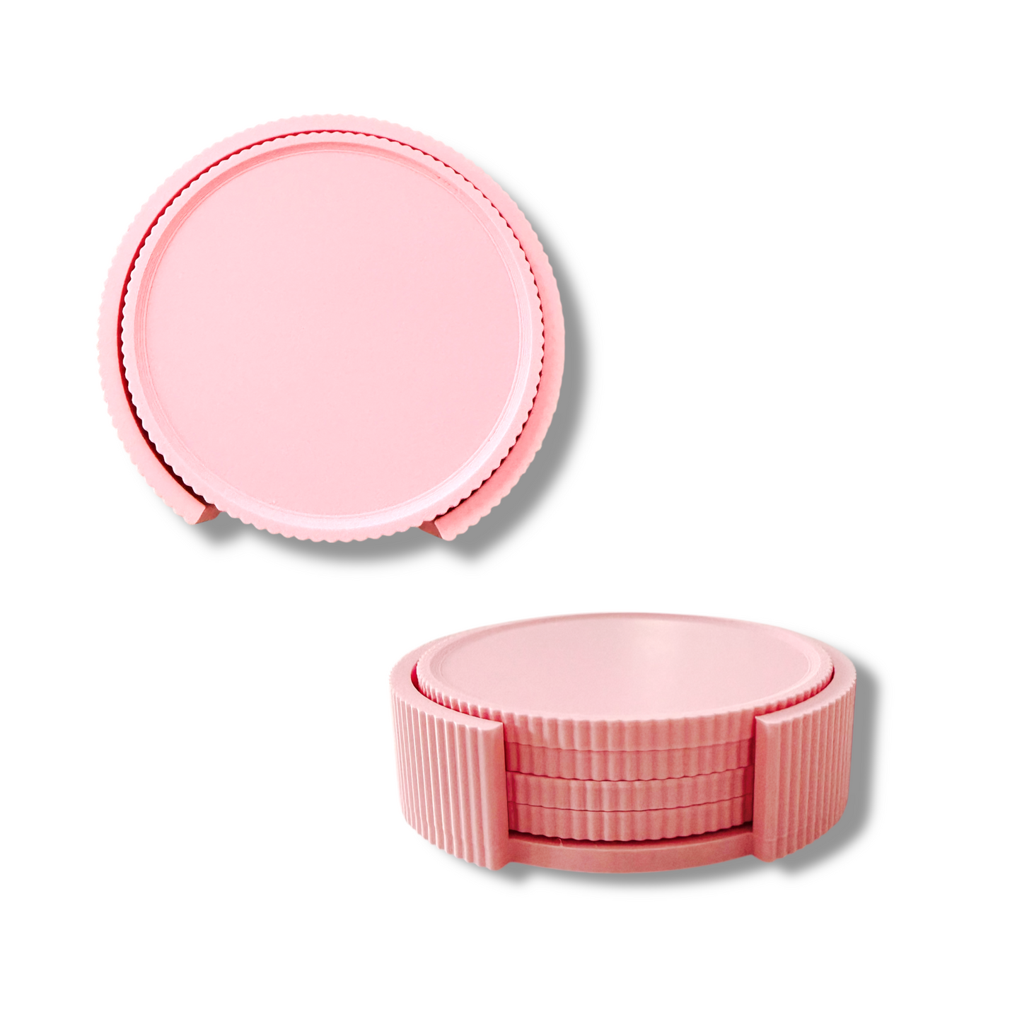 BRIGHTS Baby Pink Coaster Set