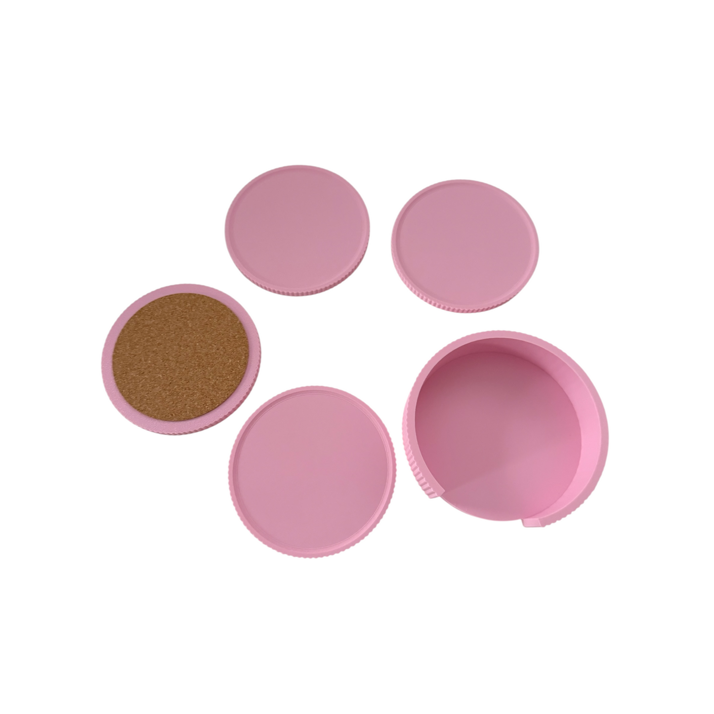 BRIGHTS Baby Pink Coaster Set