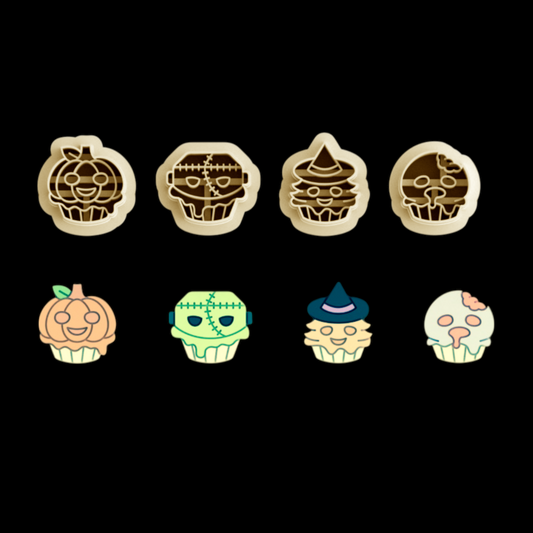 Halloween Cup Cake Cutter Set 20mm