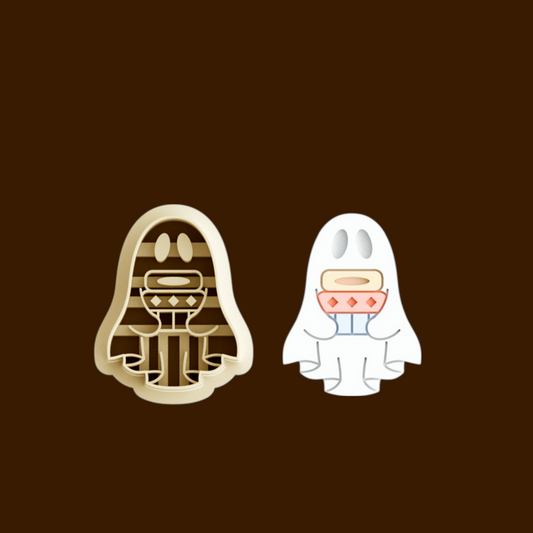 Ghost With Books Clay Cutter