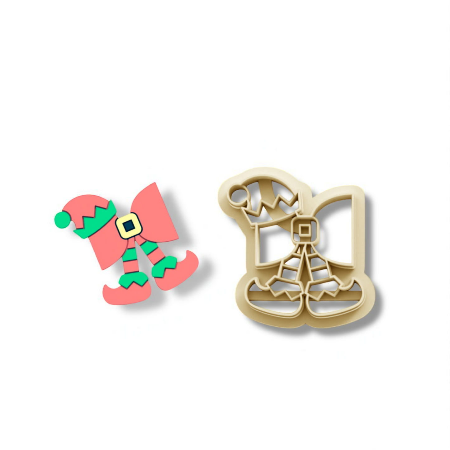 Elf Bow Clay Cutter with 25mm sharp edge made from high-grade PLA for precise clay sculpting