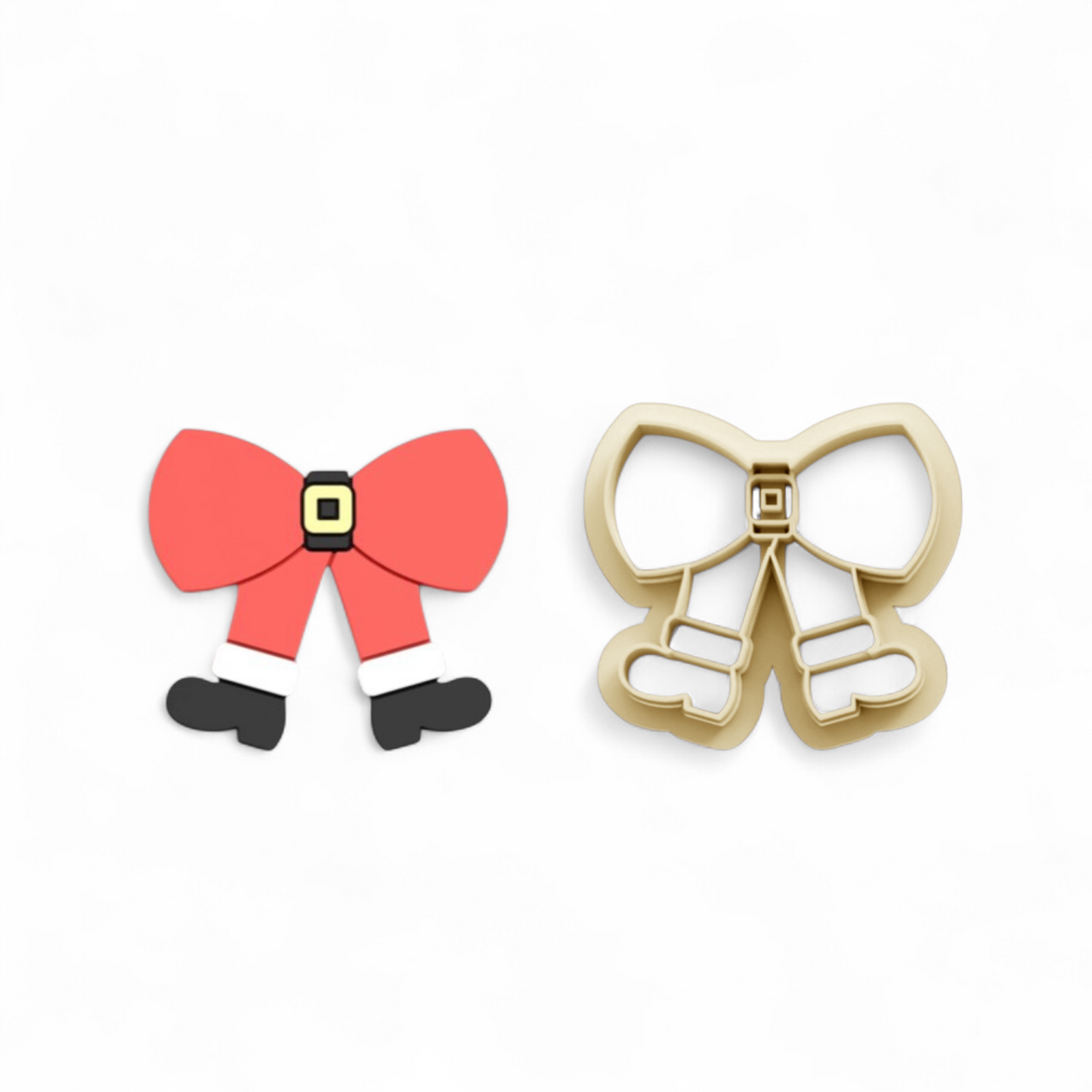 Santa Bow Cutter 25mm wide sharp clay cutting tool made in the UK from high-grade PLA for precision sculpting
