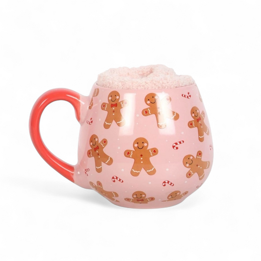 Gingerbread Mug and Socks Set