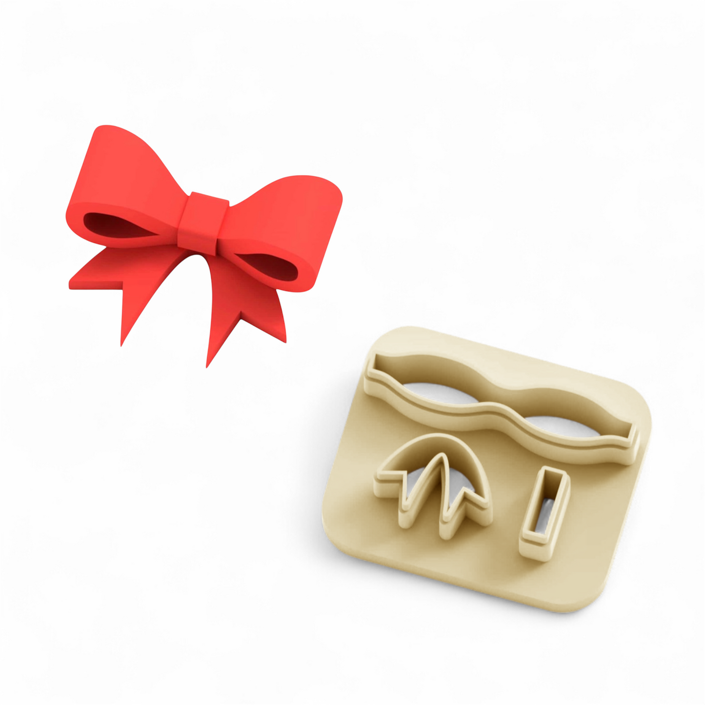 Bow Builder Cutter sharp clay sculpting tool made in UK with durable PLA for precise cutting and detailed work