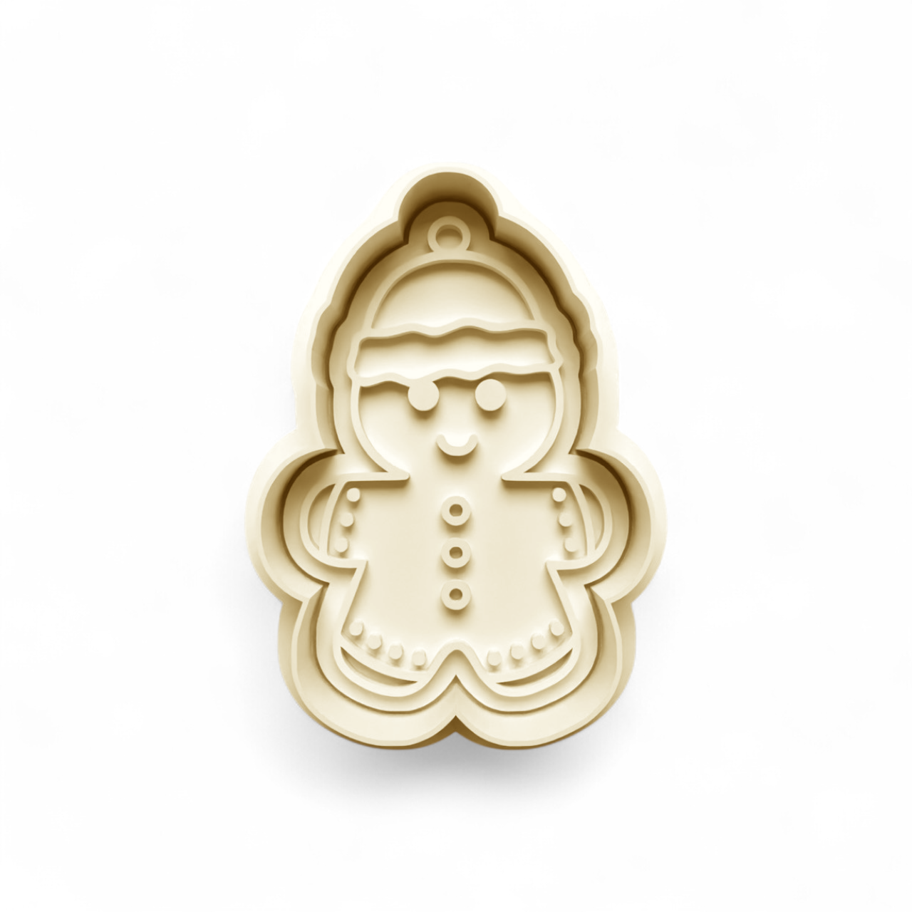 Gingerbread Child Cookie/Fondant Cutter for festive dough shaping and detailed Christmas treats