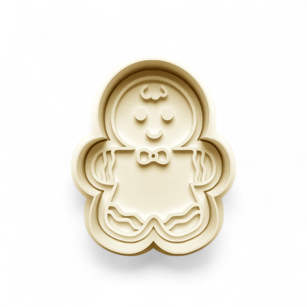 Gingerbread Dad Cookie Fondant Cutter for festive treats