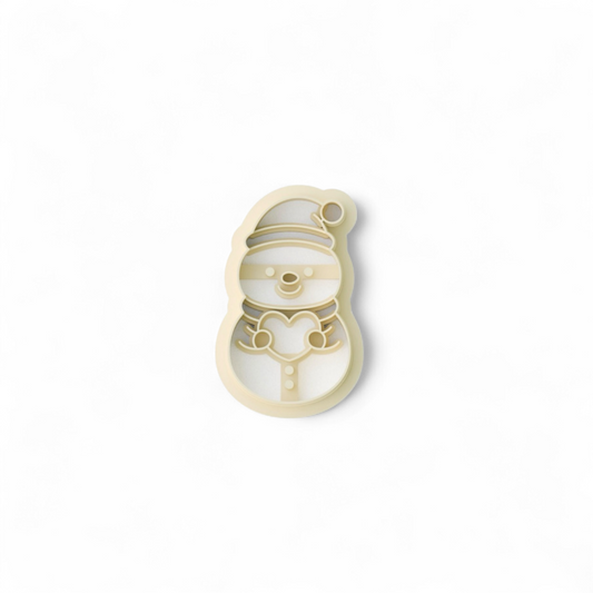 Snowman with Heart Cutter 30mm