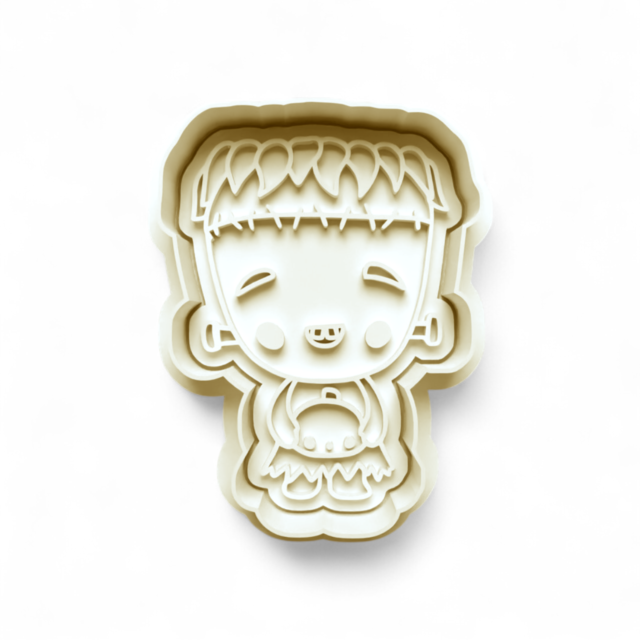 Frankenstein Cookie/Fondant Cutter for Halloween treats, 7.5cm x 6cm, detailed design for precise dough shaping