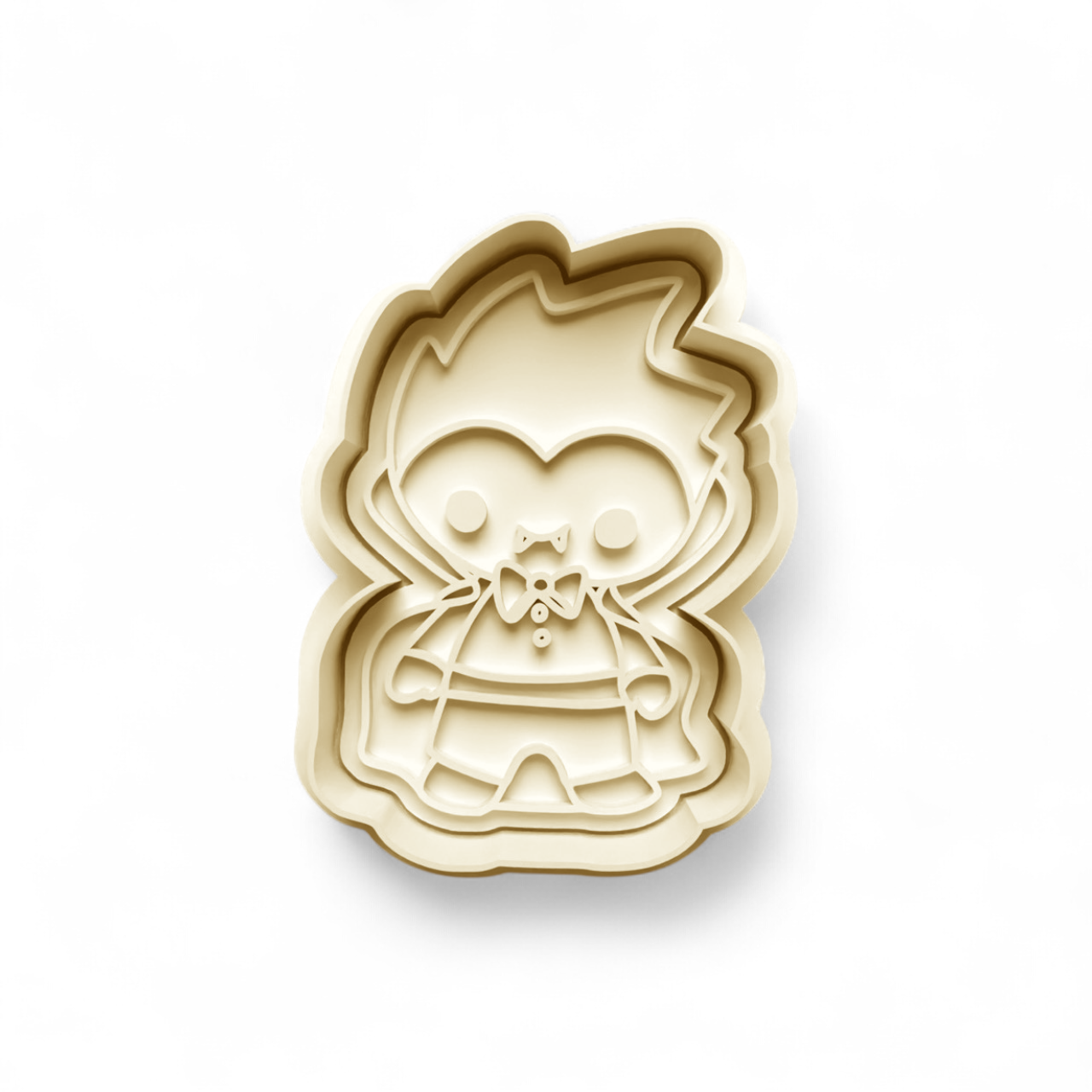 Dracula cookie and fondant cutter for Halloween baking