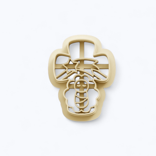 Cross with Baby Jesus 25mm