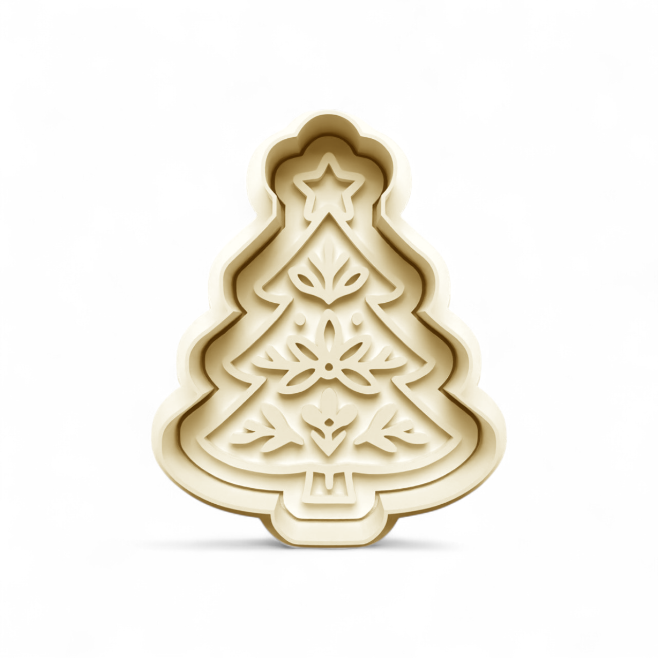 Nordic Tree Cookie Fondant Cutter detailed tree-shaped baking tool for festive treats