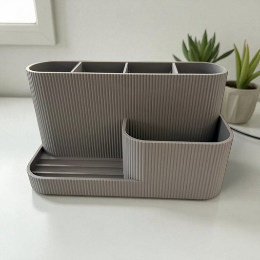 Desk Organiser/Phone Stand New Grey
