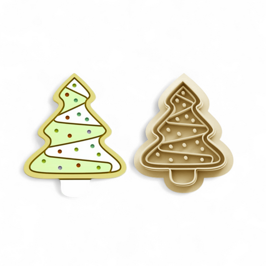 Gingerbread Christmas Tree 25mm