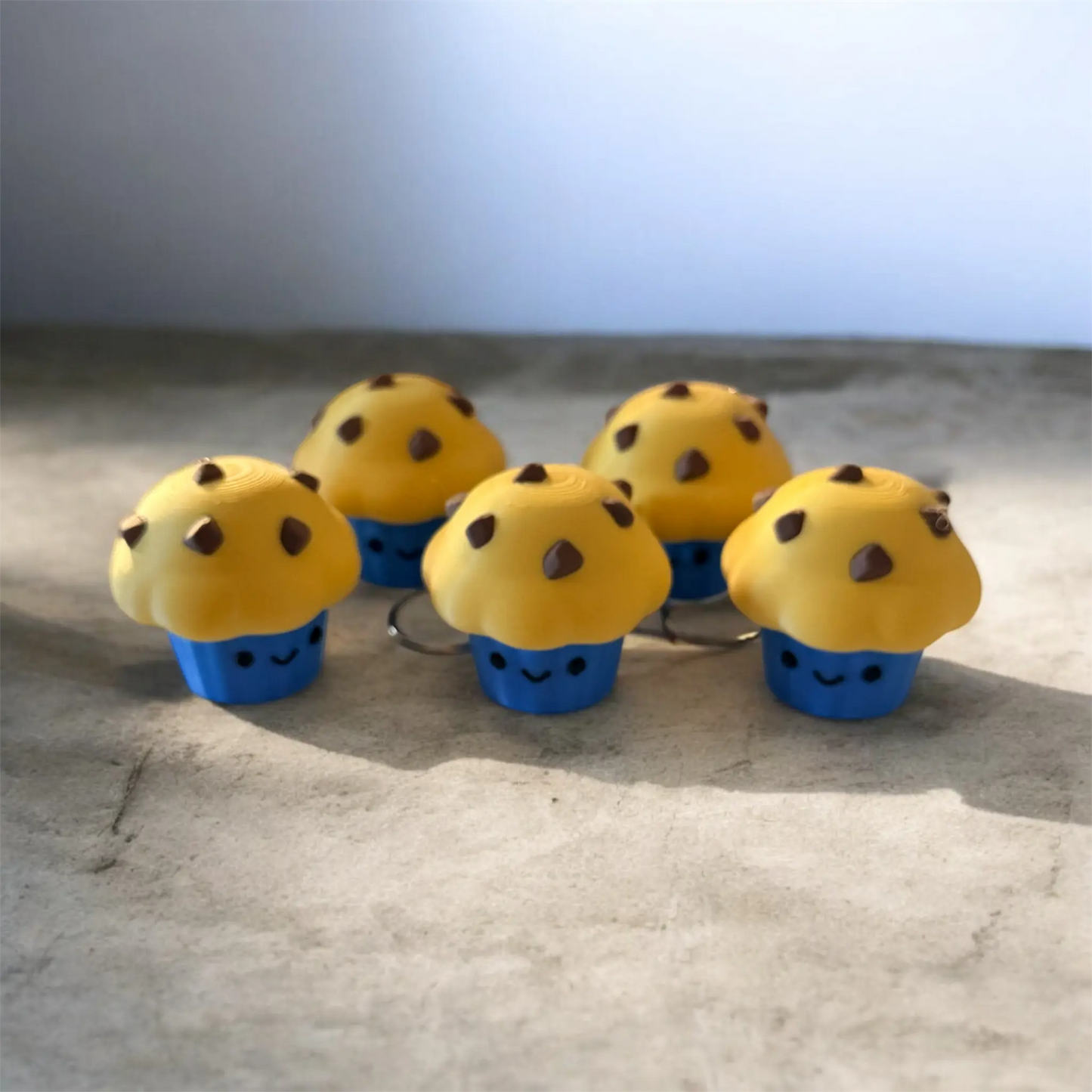 MUFFIN FACE CLICKER YELLOW Millees