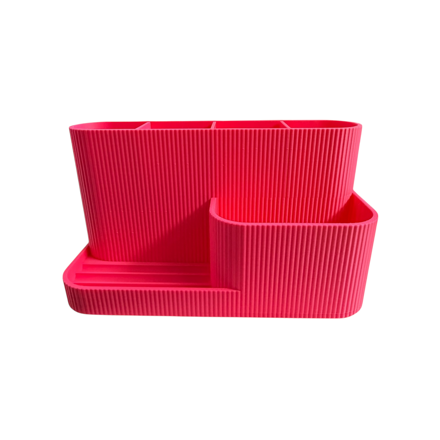 DESK ORGANISER/PHONE STAND HOT PINK