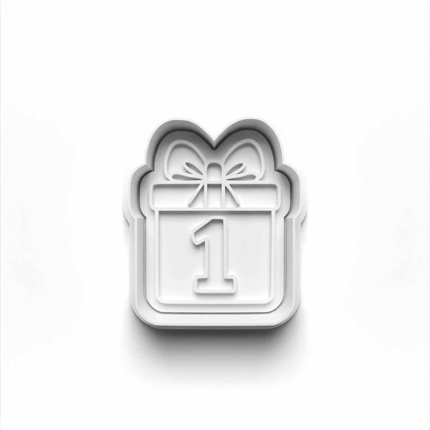 1st Birthday Cookie Cutter for fondant and dough shaping 7.5cm x 6.0cm