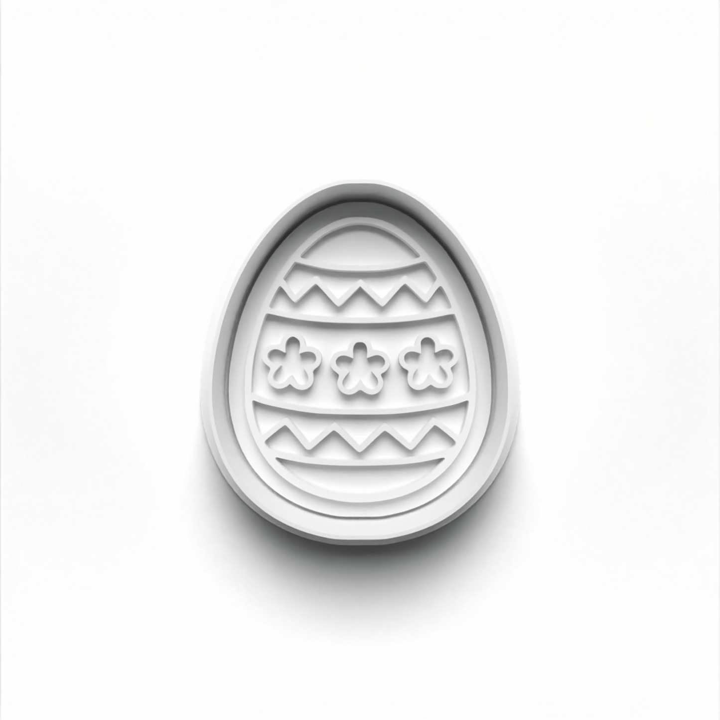 Easter egg cookie fondant cutter 7cm for 1st birthday cookies