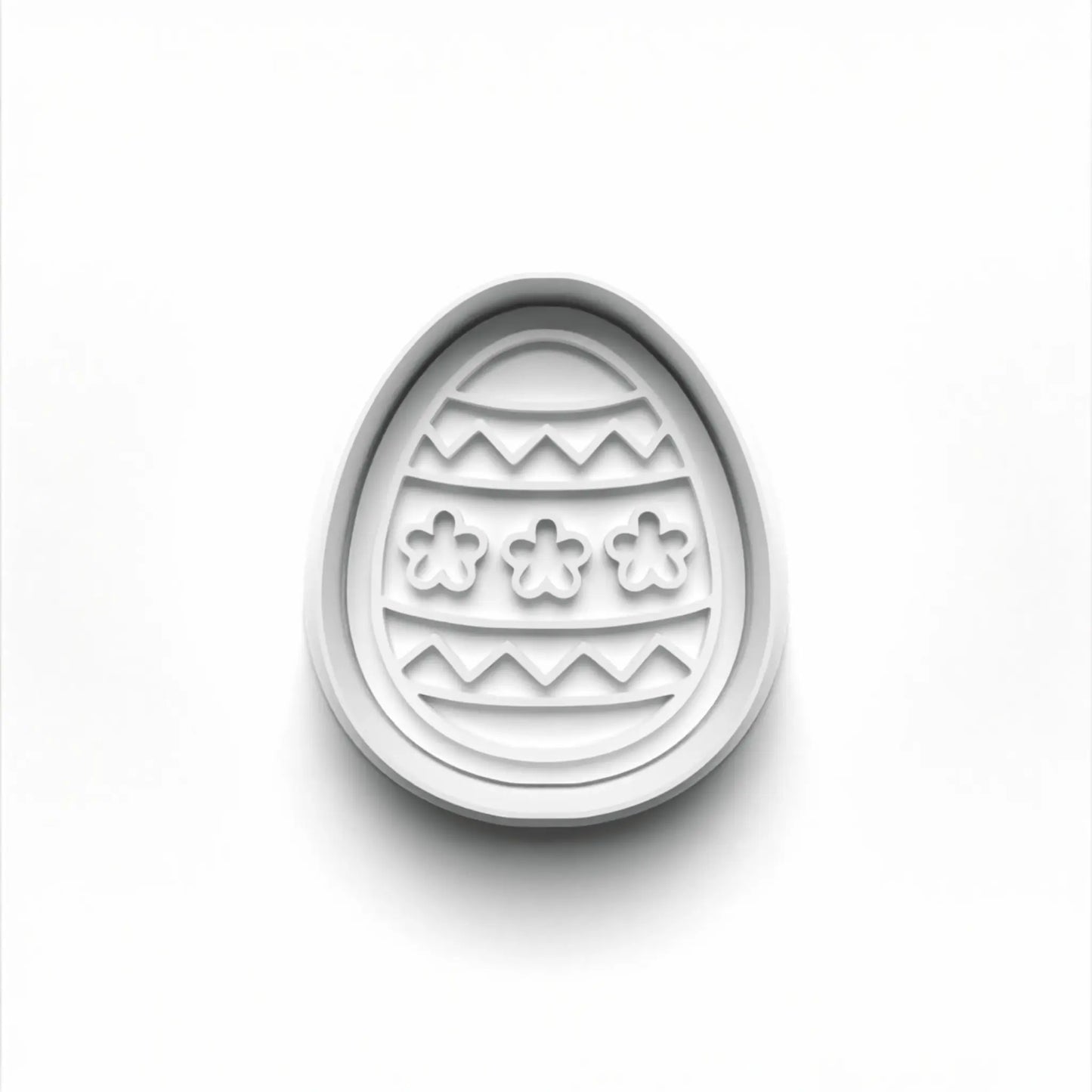 Easter egg cookie fondant cutter 7cm for 1st birthday cookies