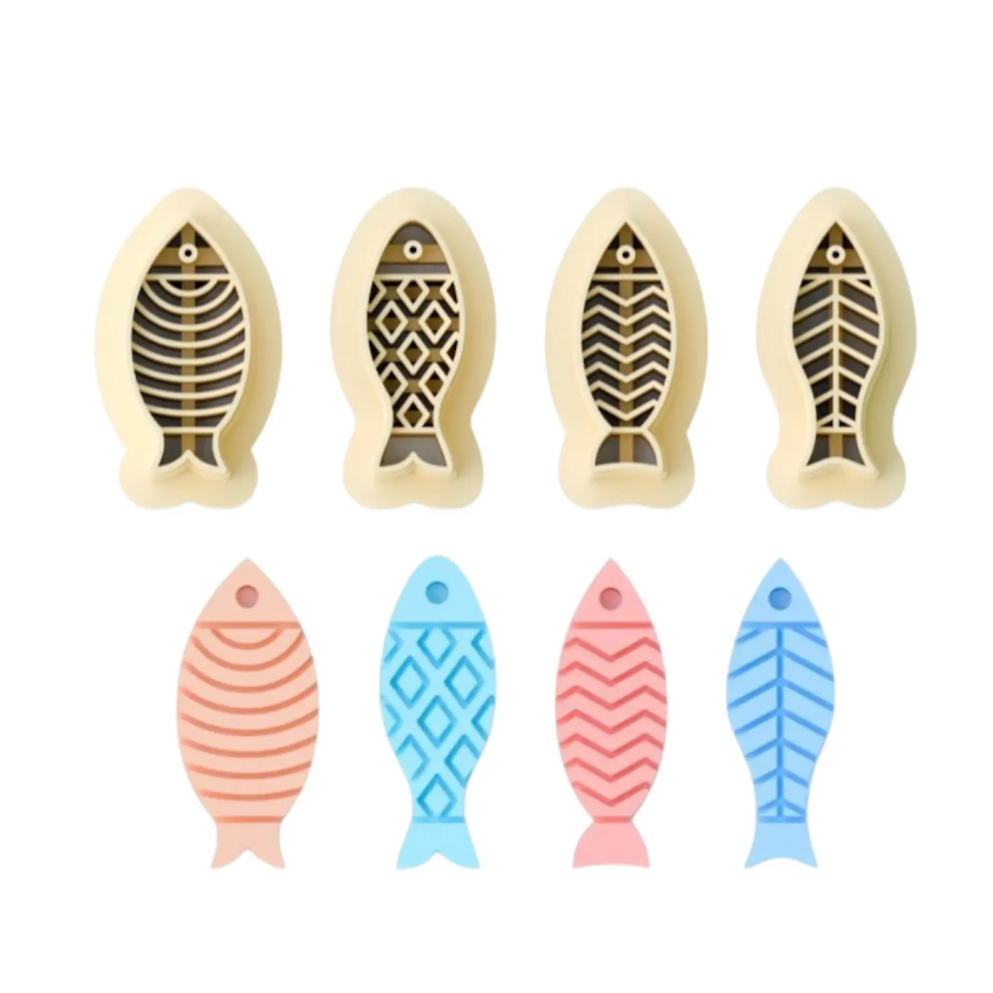 FISH CLAY CUTTER PACK 1 Millees