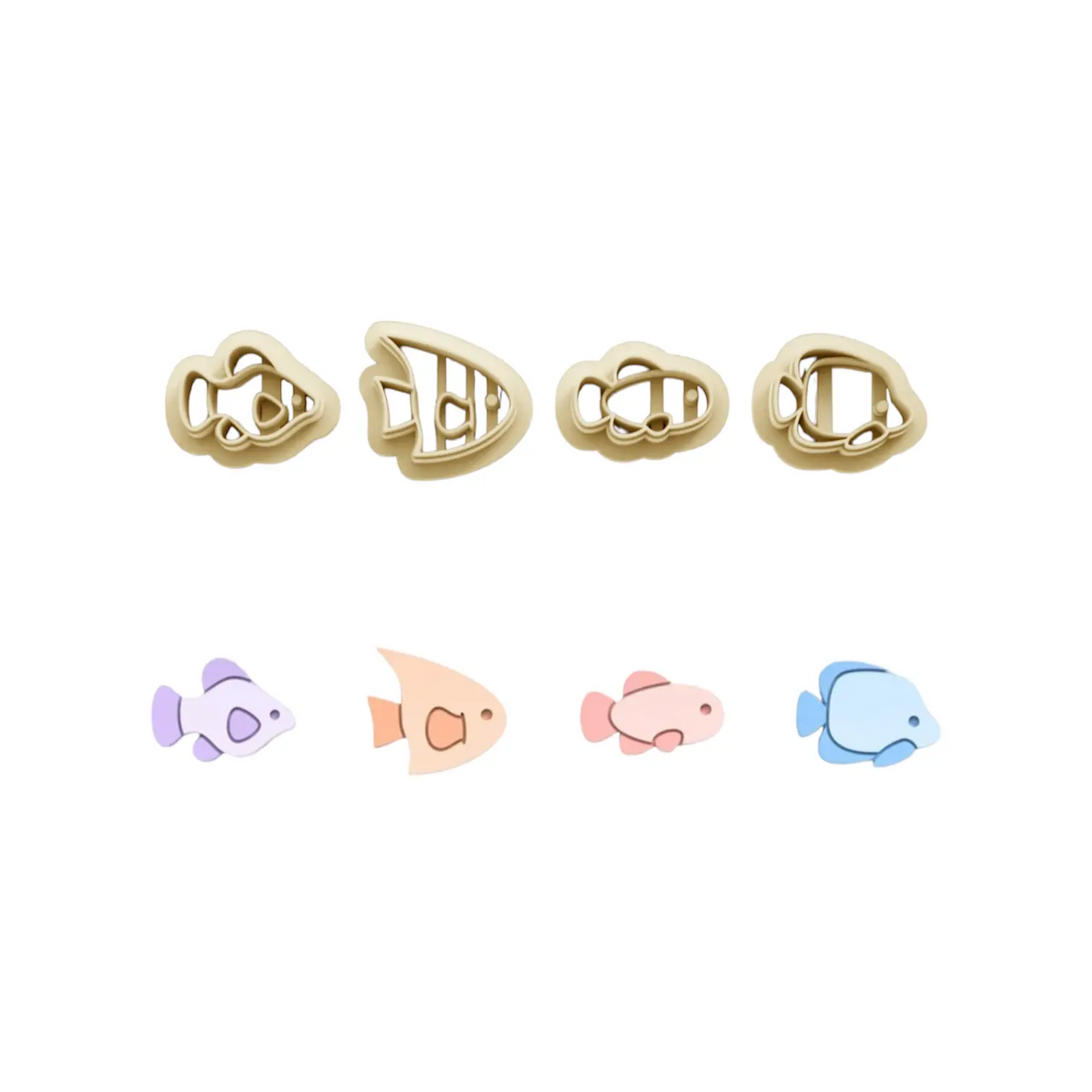 FUN FISH CLAY CUTTER PACK Millees