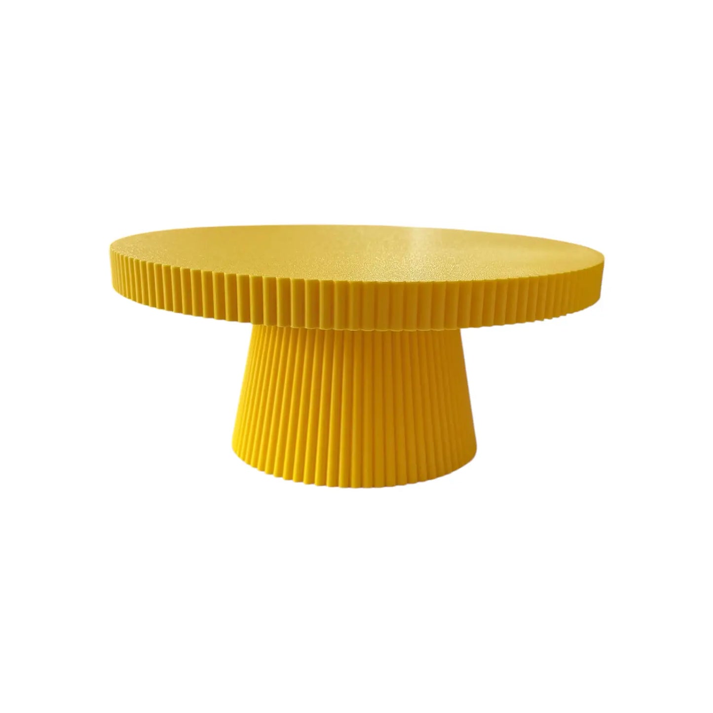 DECORATIVE CAKE STAND YELLOW Millees