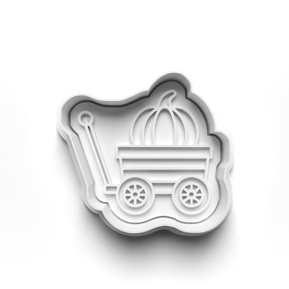 PUMPKIN CART COOKIE CUTTER/STAMP