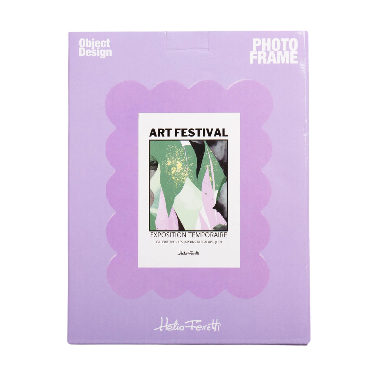 Helio Ferretti Petal Photo Frame - Violet: Fushcia Pink