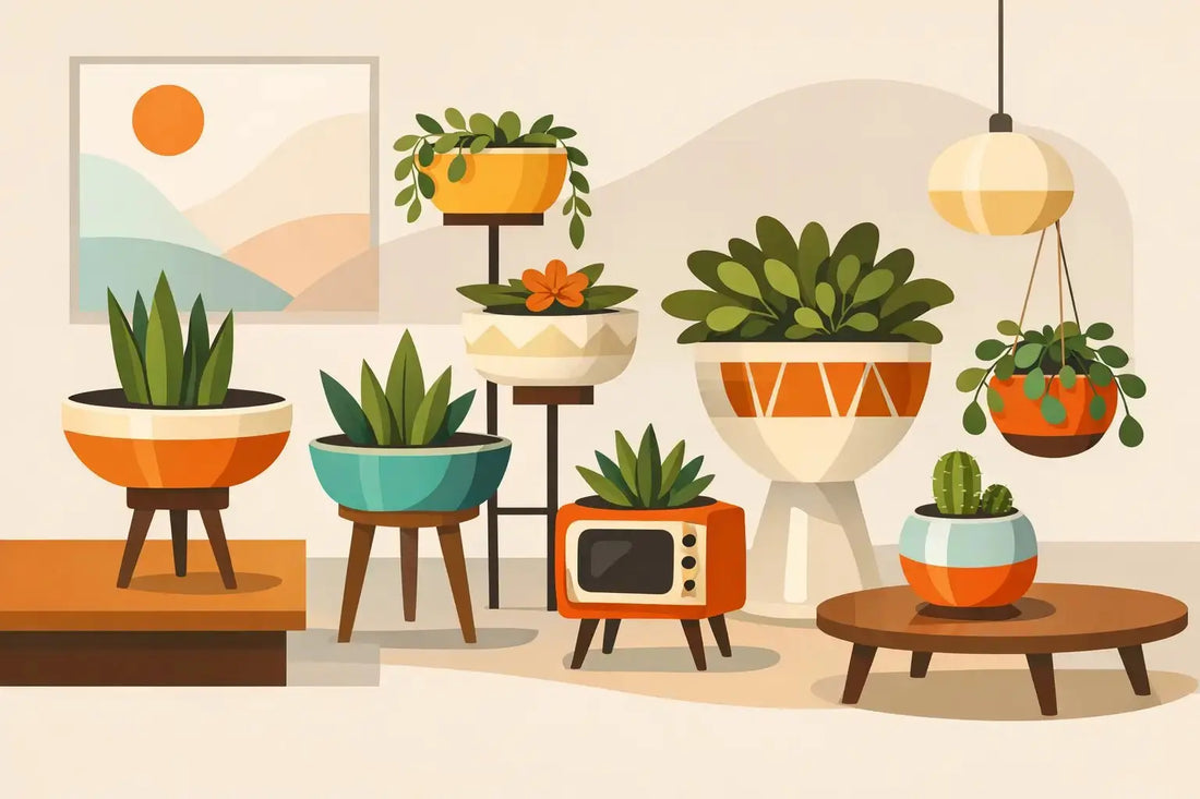 Retro Planters That Brighten Any Room
