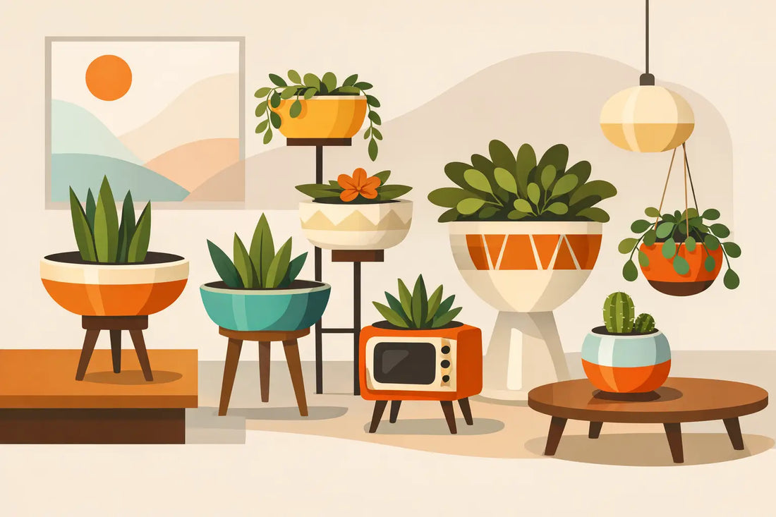 Retro Planters That Brighten Any Room