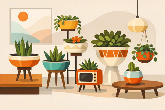 Retro Planters That Brighten Any Room