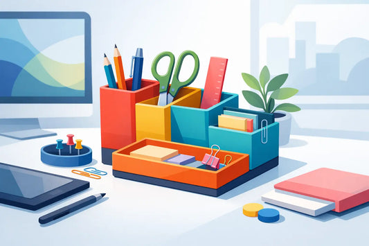 Why a Colourful Desk Organiser Works