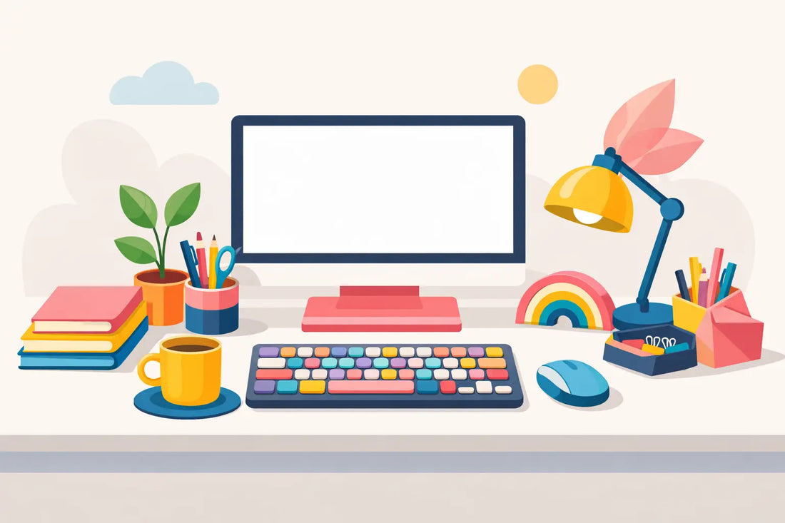 Colourful Desk Accessories That Lift Your Space
