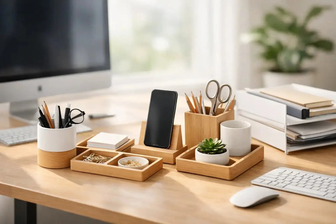 Desk organiser ideas for a brighter workspace