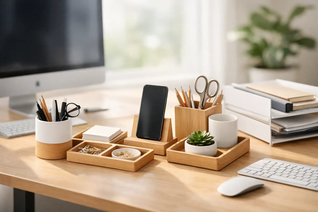 Desk organiser ideas for a brighter workspace