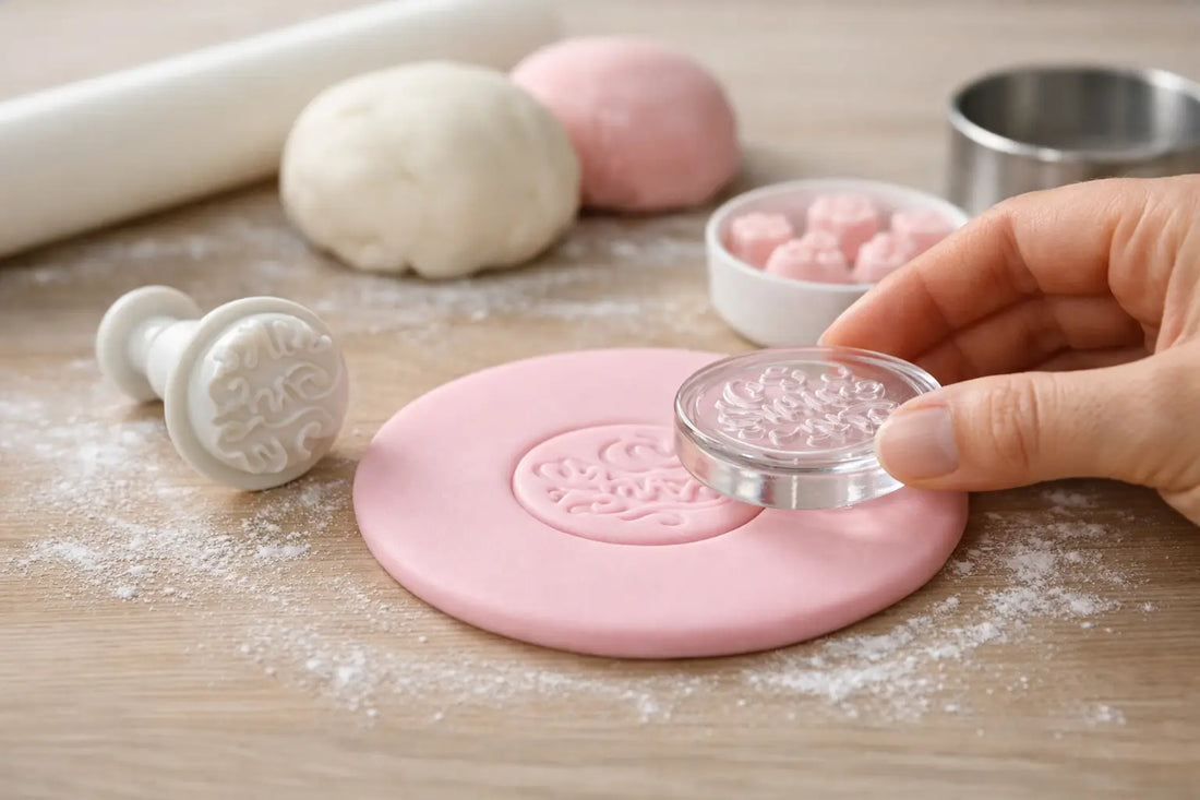 How to Use Fondant Stamps Neatly