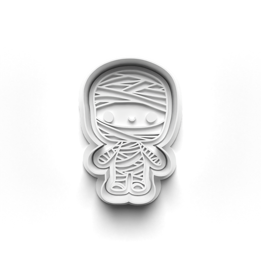 MUMMY MONSTER COOKIE CUTTER/STAMP