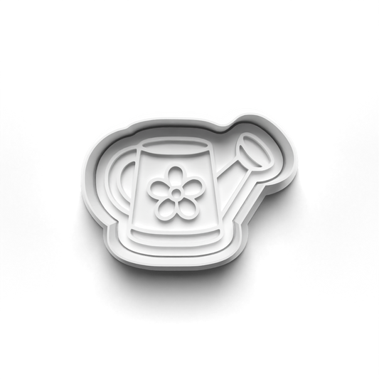 Watering can 1st birthday cookie cutter for fondant and dough shaping