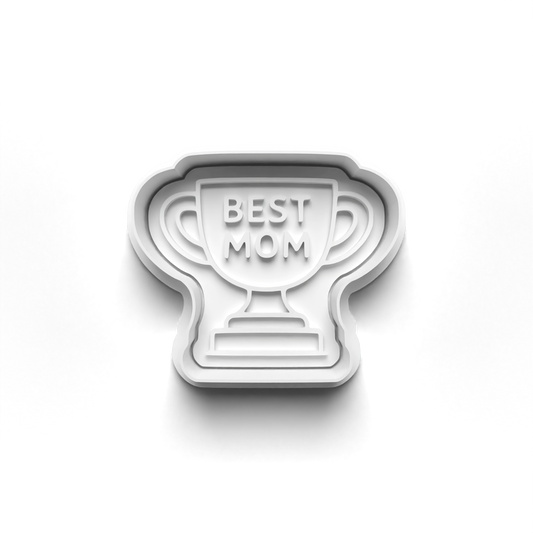 Best Mum cookie fondant cutter 6x7cm for 1st birthday cookies