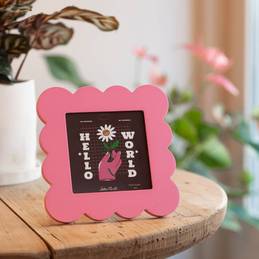Helio Ferretti Medium Petal Photo Frame - Pink