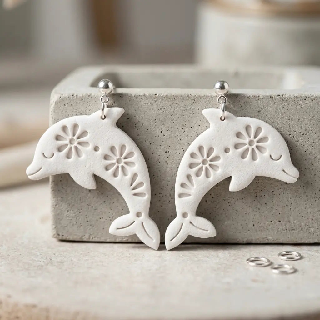 FLOWER DOLPHIN CLAY CUTTER Millees