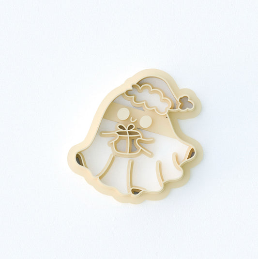 Santa Ghost with Gift Cutter 30mm