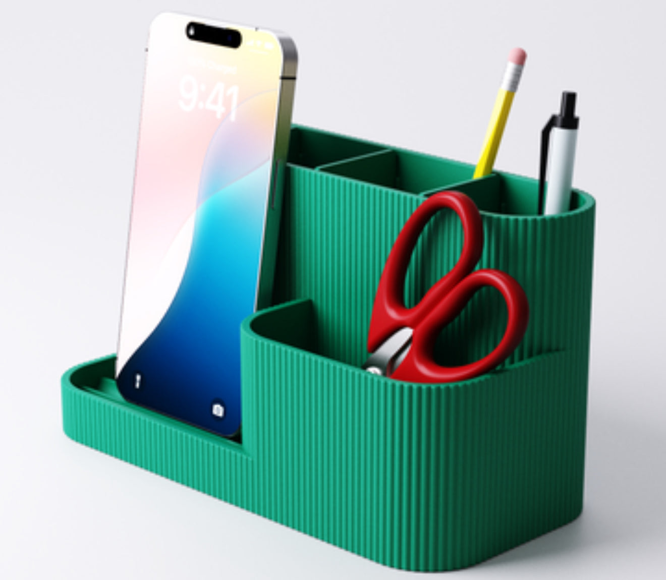 Desk Organiser/Phone Stand Sky Blue