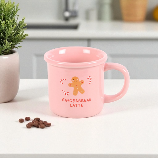 Pink Gingerbread Latte Mug